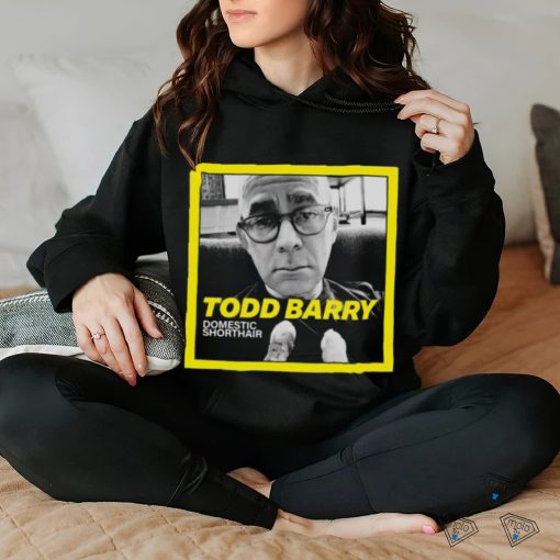 Official Todd Barry Domestic Shorthair Photo Shirt