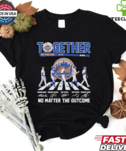Official Together New York Mets Abbey Road No Matter The Outcome Shirt