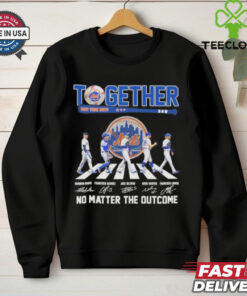 Official Together New York Mets Abbey Road No Matter The Outcome Shirt
