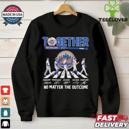 Official Together New York Mets Abbey Road No Matter The Outcome Shirt