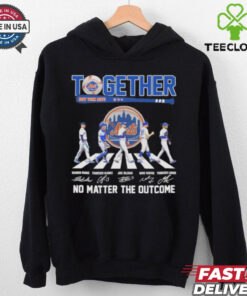 Official Together New York Mets Abbey Road No Matter The Outcome Shirt