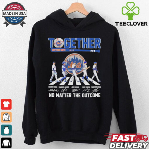 Official Together New York Mets Abbey Road No Matter The Outcome Shirt