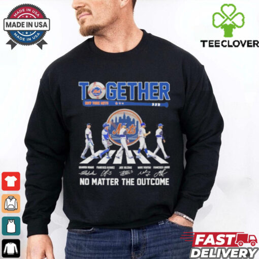 Official Together New York Mets Abbey Road No Matter The Outcome Shirt