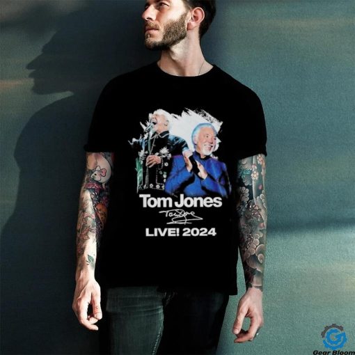 Official Tom Jones Live 2024 signature Shirt