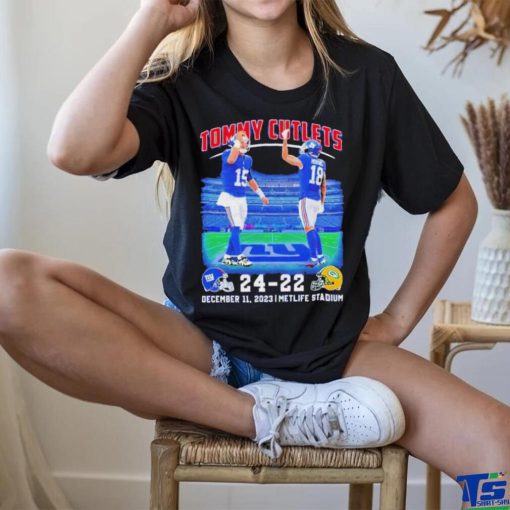 Official Tommy Cutlets NY Giants 24 22 Green Bay Packers December 11 2023 Metlife Stadium T Shirt