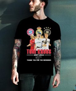 Official Toni Kroos 2007 2024 Thank You For The Memories T Shirt