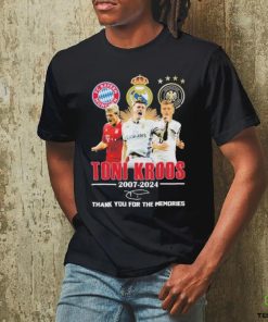 Official Toni Kroos 2007 2024 Thank You For The Memories T Shirt