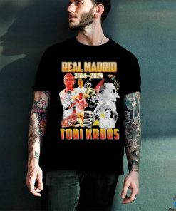 Official Toni Kroos 2014 2024 Forever Legend Of Real Madrid Football Club T Shirt