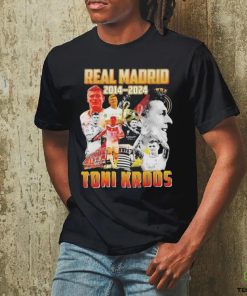 Official Toni Kroos 2014 2024 Forever Legend Of Real Madrid Football Club T Shirt