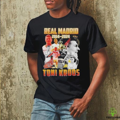 Official Toni Kroos 2014 2024 Forever Legend Of Real Madrid Football Club T Shirt