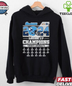 Official Toronto Argonauts City 2024 Grey Cup Champions Shirt