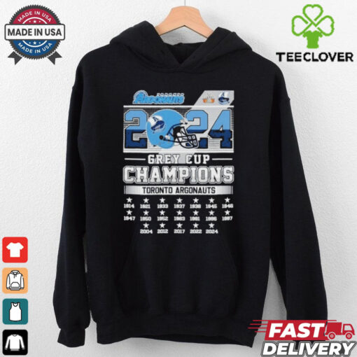 Official Toronto Argonauts City 2024 Grey Cup Champions Shirt