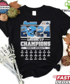 Official Toronto Argonauts City 2024 Grey Cup Champions Shirt