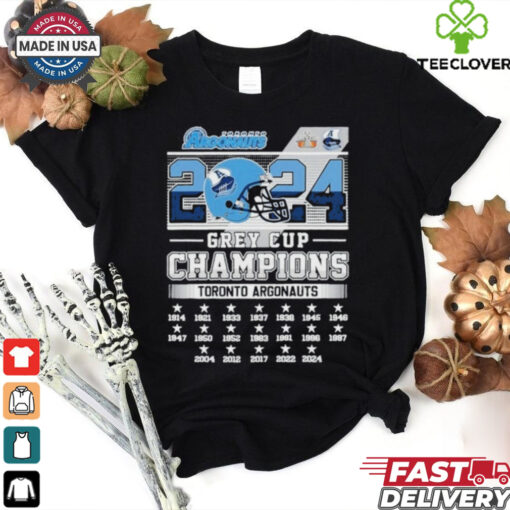 Official Toronto Argonauts City 2024 Grey Cup Champions Shirt