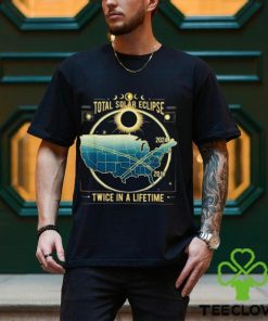 Official Total solar eclipse twice in a lifetime 2024 T hoodie, sweater, longsleeve, shirt v-neck, t-shirt