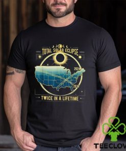 Official Total solar eclipse twice in a lifetime 2024 T hoodie, sweater, longsleeve, shirt v-neck, t-shirt