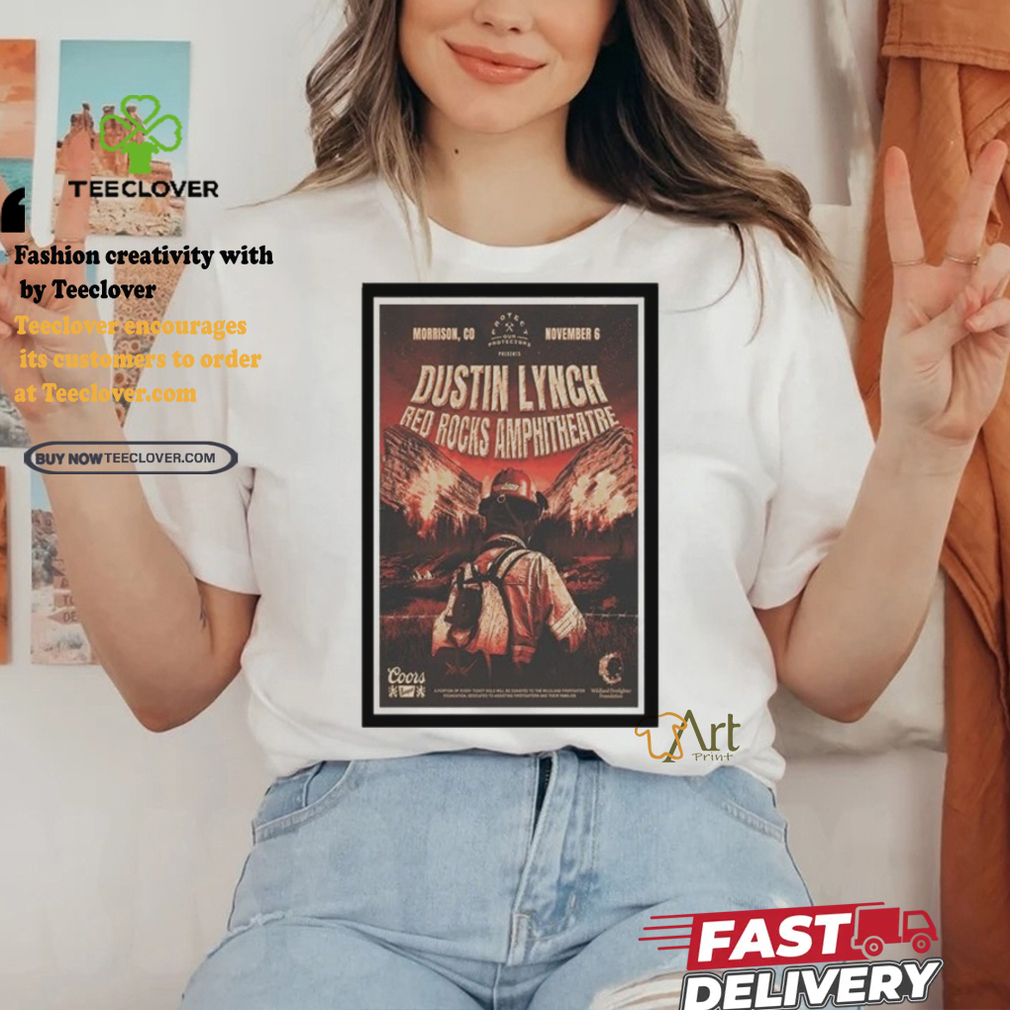 Official Tour Poster Dustin Lynch In Morrison, CO On November 6 2024 T Shirt Official Tour Poster Dustin Lynch In Morrison, CO On November 6 2024 T Shirt
