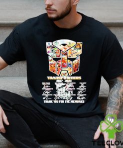 Official Transformers 2007 – 2023 Signature Thank You For The Memories shirt