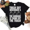 Official Maga garbage truck collector vest for Trump election day T shirt