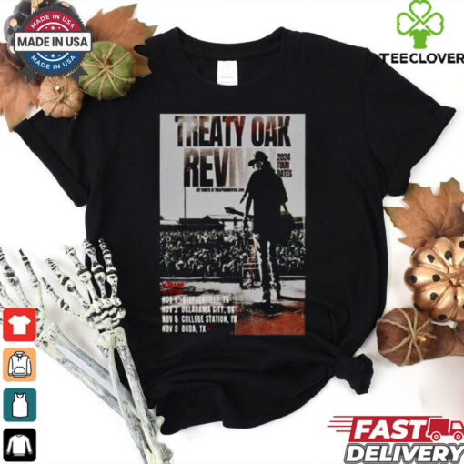 Official Treaty Oak Revival 2024 Tour Dates Poster shirt