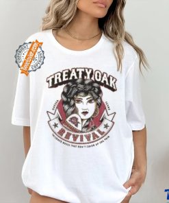 Official Treaty Oak Revival Merch Rose Tattoo Shirt