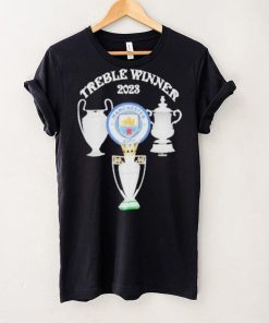 Official Treble Winners 2023 Manchester City Shirt