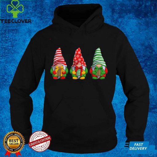 Official Tree Gnomes Holding Gifts Costume Christmas T Shirt Hoodie, Sweat