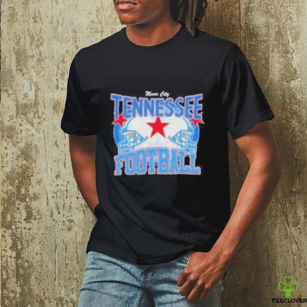 Official Trending Music City Tennessee Football And Star Shirt Official Trending Music City Tennessee Football And Star Shirt