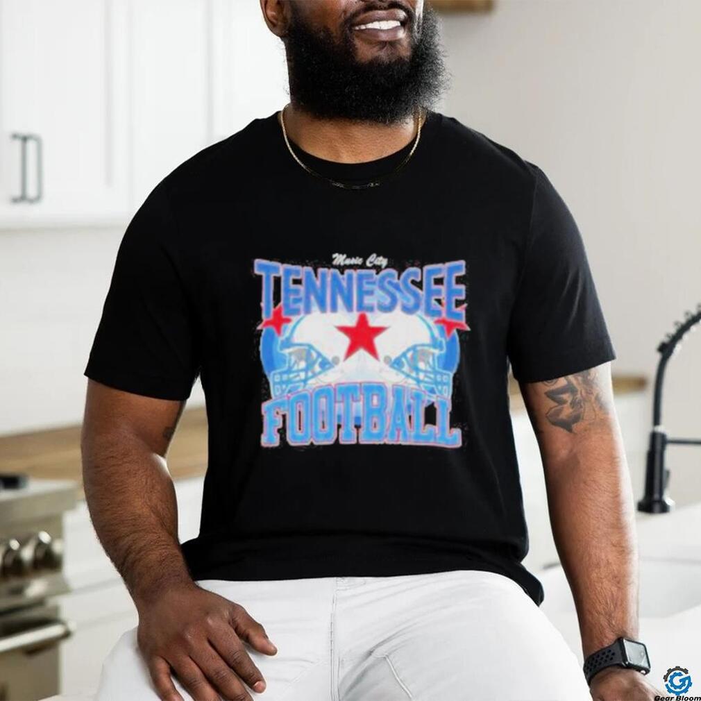 Official Trending Music City Tennessee Football And Star Shirt Official Trending Music City Tennessee Football And Star Shirt