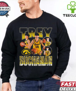 Official Trey Buchanan Iowa Hawkeyes 90s Graphic t shirt