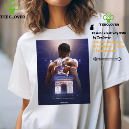 Official Triomphe Rai Benjamin Gold Medal 400m Hurdles Paris Olympic Champion 2024 Poster t shirt