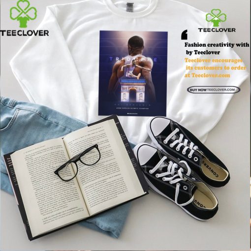 Official Triomphe Rai Benjamin Gold Medal 400m Hurdles Paris Olympic Champion 2024 Poster t shirt