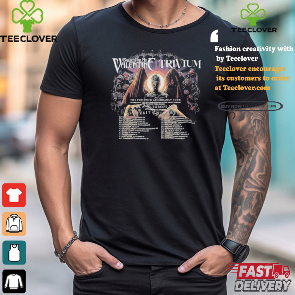 Official Trivium The Poisoned Ascendancy Uk Tour 2025 Shirt Official Trivium The Poisoned Ascendancy Uk Tour 2025 Shirt