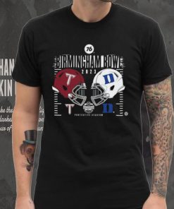 Official Troy Trojans Vs Duke Blue Devils 2023 Birmingham Bowl Head To Head Shirt
