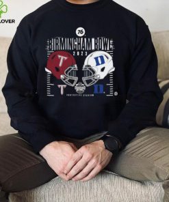 Official Troy Trojans Vs Duke Blue Devils 2023 Birmingham Bowl Head To Head Shirt