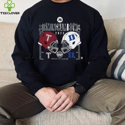 Official Troy Trojans Vs Duke Blue Devils 2023 Birmingham Bowl Head To Head Shirt