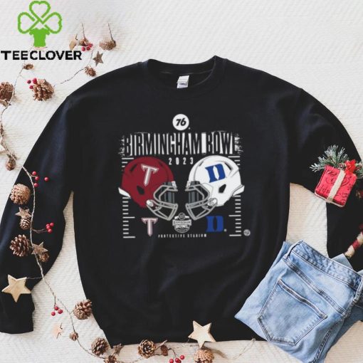 Official Troy Trojans Vs Duke Blue Devils 2023 Birmingham Bowl Head To Head Shirt