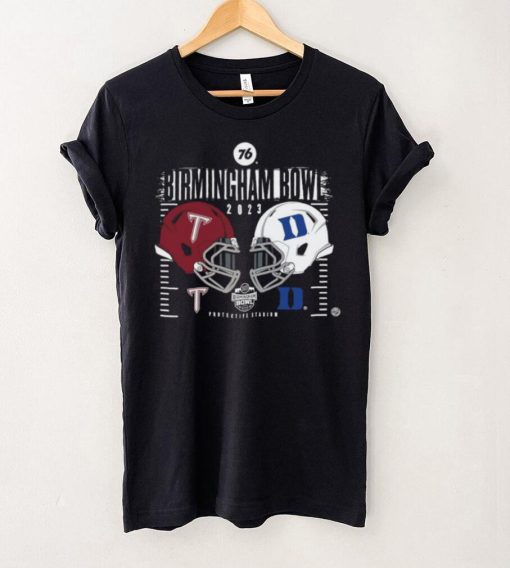 Official Troy Trojans Vs Duke Blue Devils 2023 Birmingham Bowl Head To Head Shirt
