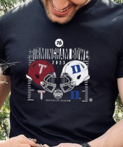 Official Troy Trojans Vs Duke Blue Devils 2023 Birmingham Bowl Head To Head Shirt
