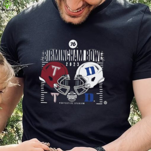 Official Troy Trojans Vs Duke Blue Devils 2023 Birmingham Bowl Head To Head Shirt