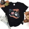 Official President Trump 2024 garbage truck man funny garbage truck Patriots support T shirt