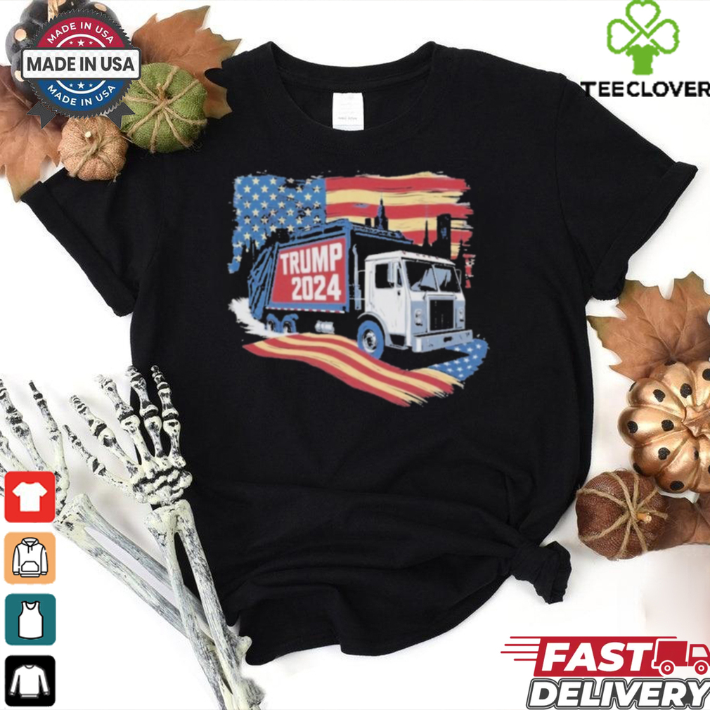Official Trump 2024 Garbage Truck T Shirt Official Trump 2024 Garbage Truck T Shirt