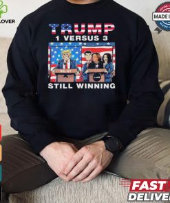 Official Trump Debate Kamala Harris 1 Versus 3 And Still Winning T Shirt