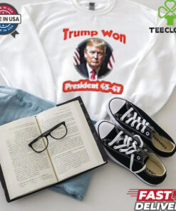 Official Trump Elected President Trump Won President 45 47 Shirt