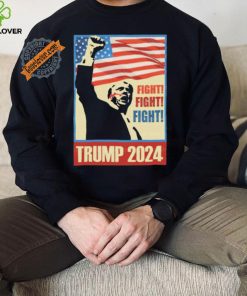 Official Trump Fight Fight Fight Trump Shooting 2024 America Flag History President Vintage T Shirt