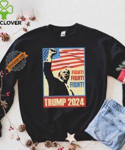 Official Trump Fight Fight Fight Trump Shooting 2024 America Flag History President Vintage T Shirt