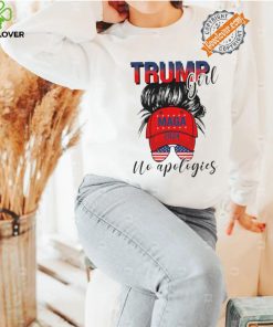 Official Trump Girl No Apologies Patriotic American T Shirt