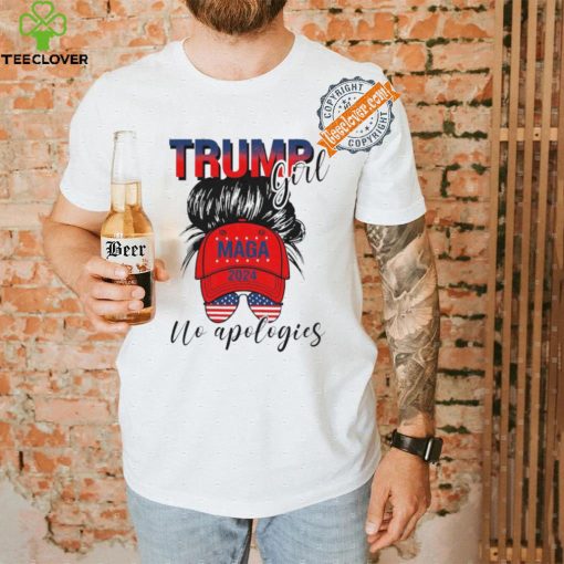 Official Trump Girl No Apologies Patriotic American T Shirt