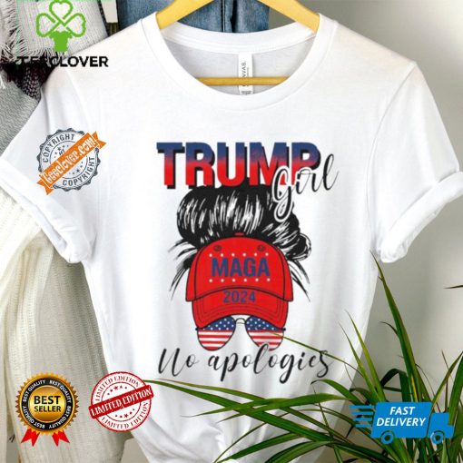 Official Trump Girl No Apologies Patriotic American T Shirt