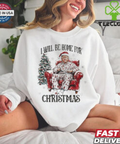 Official Trump I’ll Be Home for Christmas Trump Winning For America White House T shirt